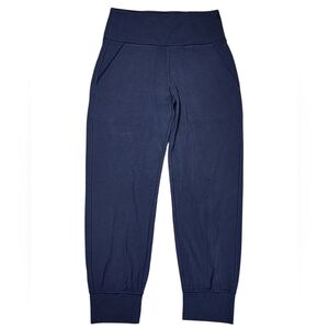 Lululemon Align High Rise Cropped Joggers Womens 4 Black